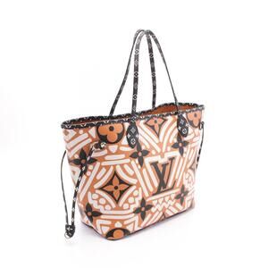 Louis Vuitton Giant Monogram Canvas Multicolor Neverfull Brown Bag Tote